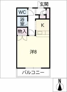 アネックス豊Ⅱ【2階】の間取り