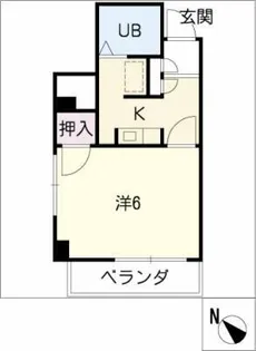 ラディアント千種【1階】の間取り