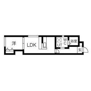 LeGioie名駅2【2階】の間取り