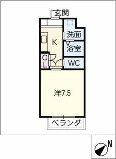 モルゲンレーテ【1階】の間取り