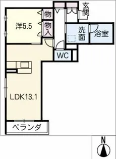 grand le bois【4階】の間取り