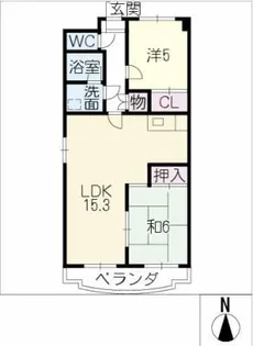 ヴィクトワール弐番館【3階】の間取り