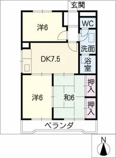 マンションパル【2階】の間取り