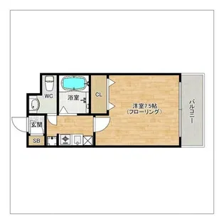プレアール県庁前【8階】の間取り