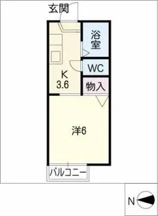 MEISON SHIONO【2階】の間取り