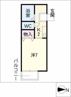 デュークカトウ【2階】の間取り