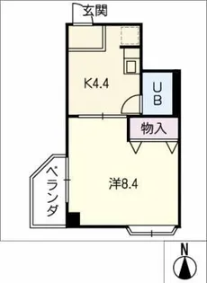 スリーエー【2階】の間取り