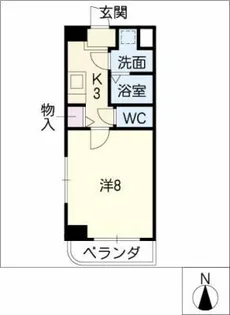 ラシュレ日光【1階】の間取り