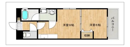 大産神屋マンション【702号室】の間取り