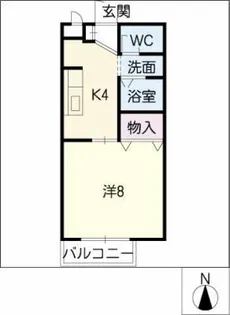 Surplus one門池Ⅰ【1階】の間取り