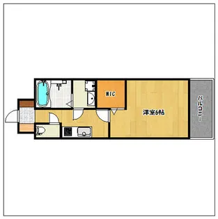 エンクレスト天神FOCUS【7階】の間取り