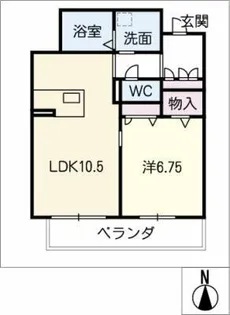 MASTTOWN戸崎 West【2階】の間取り