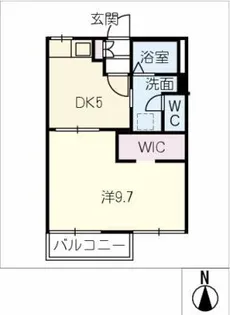 ハリープラザ三陽F棟【2階】の間取り