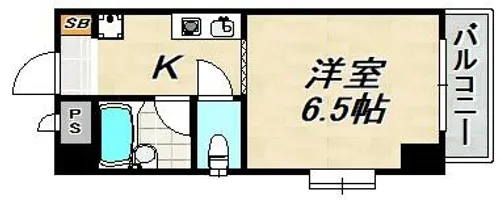 リバージュ須磨【2階】の間取り