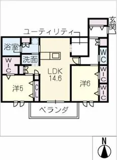 すず雅【2階】の間取り