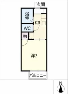コートウエスト【2階】の間取り
