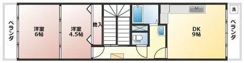 豊橋aビル【4階】の間取り