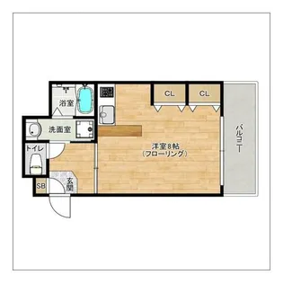 ラフィネス薬院ウエストタワー【9階】の間取り