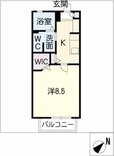 CHESTNUT HILL【1階】の間取り