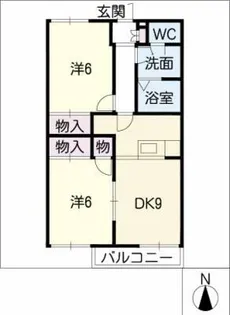 Sunny Flat【1階】の間取り