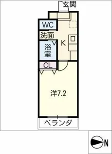 A・city中川【3階】の間取り