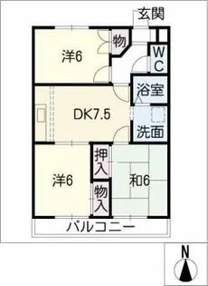 GLYZINIE【2階】の間取り