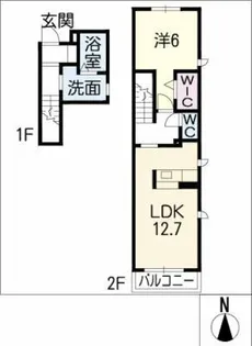 イーハ トープ【2階】の間取り