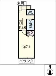A・City港本宮【3階】の間取り