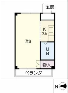 グレイス小賀須【4階】の間取り
