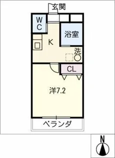 A・City野跡【4階】の間取り