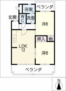 センチュリーハイツ21【1階】の間取り