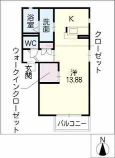 グレイスコート五才美 A棟【1階】の間取り