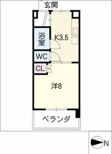 ティアイ一社【3階】の間取り
