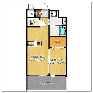 エンクレスト博多駅前ART【14階】の間取り