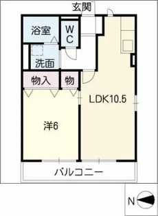 シャルム【1階】の間取り