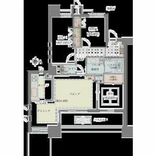 リエトコート丸の内【0907号室】の間取り