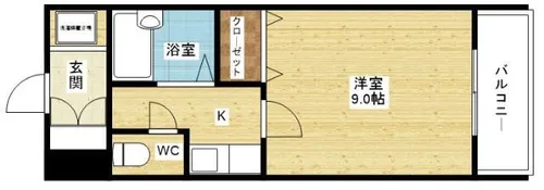 セブンハイツ【4階】の間取り