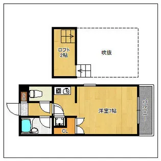 OAK VILLA ちくしの 10th【102号室】の間取り
