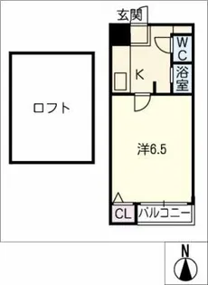 セジュール中村【1階】の間取り