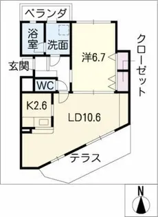 Pleasant【2階】の間取り