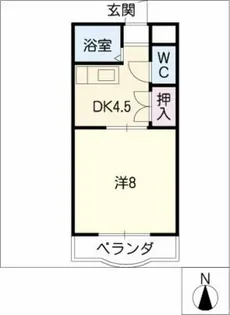 エクシブ長久手【4階】の間取り
