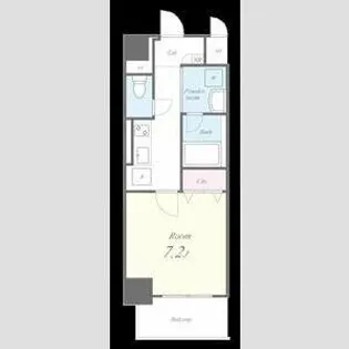 ボー デュ キャナル幅下【2階】の間取り