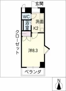 STプラザ八事【3階】の間取り