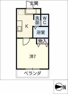A・City柴田【1階】の間取り