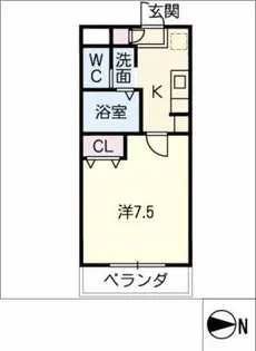 A・city柴田本通【3階】の間取り