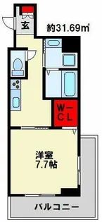 FLATS別院【302号室】の間取り