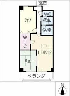 フレスコ・ラヴィエ【3階】の間取り