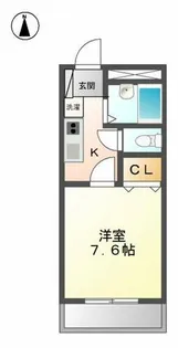ベルビラージュ【2階】の間取り