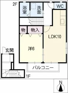 サンシャインソレジオ【2階】の間取り