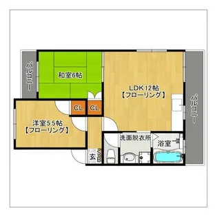 アントレ21【202号室】の間取り